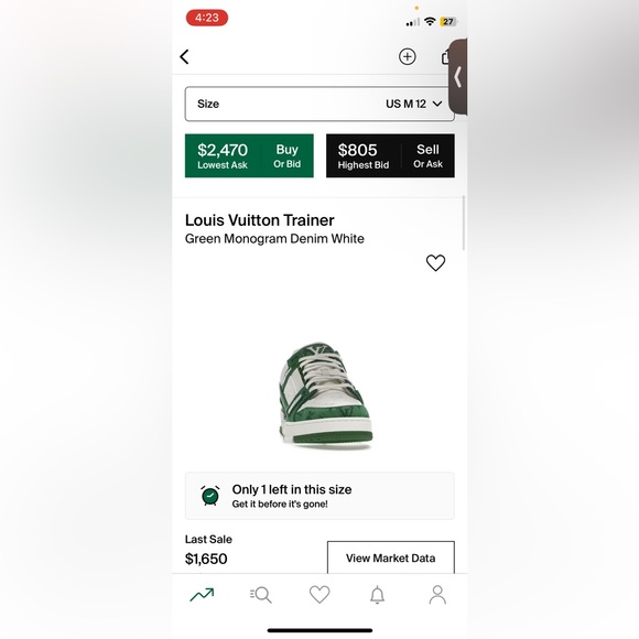 Louis Vuitton monogram denim - Picture 2 of 6